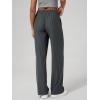 image:imageODODOS Womens Straight Leg Pants Ultra Soft odSTRATUM Tech Relaxed Casual Pajama Lounge Pants with Pockets272931 InseamCharcoal Heather