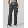 image:imageODODOS Womens Straight Leg Pants Ultra Soft odSTRATUM Tech Relaxed Casual Pajama Lounge Pants with Pockets272931 InseamCharcoal Heather