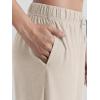 image:imageODODOS Womens Straight Leg Pants Ultra Soft odSTRATUM Tech Relaxed Casual Pajama Lounge Pants with Pockets272931 InseamEcru Heather