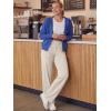 image:imageODODOS Womens Straight Leg Pants Ultra Soft odSTRATUM Tech Relaxed Casual Pajama Lounge Pants with Pockets272931 InseamEcru Heather