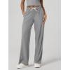 image:imageODODOS Womens Straight Leg Pants Ultra Soft odSTRATUM Tech Relaxed Casual Pajama Lounge Pants with Pockets272931 InseamGrey Heather