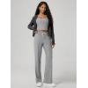 image:imageODODOS Womens Straight Leg Pants Ultra Soft odSTRATUM Tech Relaxed Casual Pajama Lounge Pants with Pockets272931 InseamGrey Heather