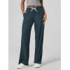 image:imageODODOS Womens Straight Leg Pants Ultra Soft odSTRATUM Tech Relaxed Casual Pajama Lounge Pants with Pockets272931 InseamNavy Heather