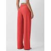 image:imageODODOS Womens Straight Leg Pants Ultra Soft odSTRATUM Tech Relaxed Casual Pajama Lounge Pants with Pockets272931 InseamRed Heather