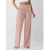 image:imageODODOS Womens Straight Leg Pants Ultra Soft odSTRATUM Tech Relaxed Casual Pajama Lounge Pants with Pockets272931 InseamRose Pink Heather