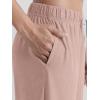 image:imageODODOS Womens Straight Leg Pants Ultra Soft odSTRATUM Tech Relaxed Casual Pajama Lounge Pants with Pockets272931 InseamRose Pink Heather