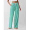 image:imageODODOS Womens Straight Leg Pants Ultra Soft odSTRATUM Tech Relaxed Casual Pajama Lounge Pants with Pockets272931 InseamSea Heather