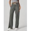 image:imageODODOS Womens Straight Leg Pants Ultra Soft odSTRATUM Tech Relaxed Casual Pajama Lounge Pants with Pockets272931 InseamSmoke Heather