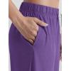 image:imageODODOS Womens Straight Leg Pants Ultra Soft odSTRATUM Tech Relaxed Casual Pajama Lounge Pants with Pockets272931 InseamUltra Violet Heather