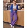 image:imageODODOS Womens Straight Leg Pants Ultra Soft odSTRATUM Tech Relaxed Casual Pajama Lounge Pants with Pockets272931 InseamUltra Violet Heather