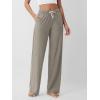 image:imageODODOS Womens Straight Leg Pants Ultra Soft odSTRATUM Tech Relaxed Casual Pajama Lounge Pants with Pockets272931 InseamWarm Grey Heather