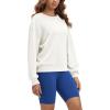 image:imageODODOS Modal Soft Oversized Sweatshirts for Women Crew Neck Long Sleeve Relaxed Pullover TopsWhite