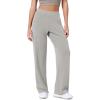 image:imageODODOS Womens Modal Soft Wide Leg Pants Elastic High Waist Casual Lounge Relaxed Pants with Pockets  27 29  31 InseamLight Gray