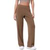 image:imageODODOS Womens Modal Soft Wide Leg Pants Elastic High Waist Casual Lounge Relaxed Pants with Pockets  27 29  31 InseamNutria