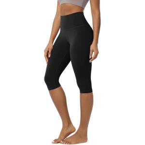 image:imageODODOS Buttery Soft Lounge Yoga Capris for Women 14  19  21 High Waist Capri LeggingsBlack