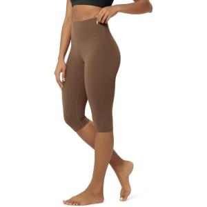 image:imageODODOS Buttery Soft Lounge Yoga Capris for Women 14  19  21 High Waist Capri LeggingsBrunette