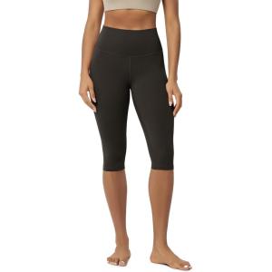 image:imageODODOS Buttery Soft Lounge Yoga Capris for Women 14  19  21 High Waist Capri LeggingsDark Brown