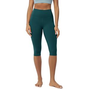 image:imageODODOS Buttery Soft Lounge Yoga Capris for Women 14  19  21 High Waist Capri LeggingsForest Teal
