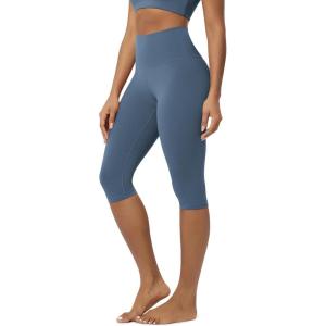 image:imageODODOS Buttery Soft Lounge Yoga Capris for Women 14  19  21 High Waist Capri LeggingsInk Blue