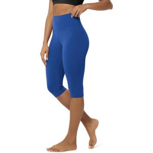 image:imageODODOS Buttery Soft Lounge Yoga Capris for Women 14  19  21 High Waist Capri LeggingsRoyal Blue