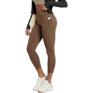 image:imageODODOS Buttery Soft Lounge Yoga Leggings with Pockets for Women 23  25 28 High Waist Yoga PantsBrunette