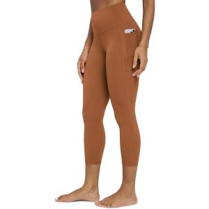 image:imageODODOS Buttery Soft Lounge Yoga Leggings with Pockets for Women 23  25 28 High Waist Yoga PantsCaramel