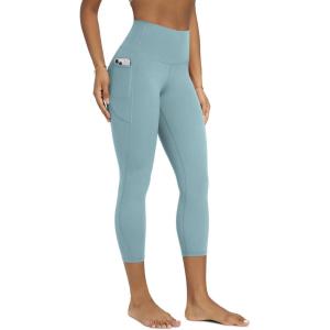 image:imageODODOS Buttery Soft Lounge Yoga Leggings with Pockets for Women 23  25 28 High Waist Yoga PantsChambray