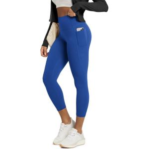image:imageODODOS Buttery Soft Lounge Yoga Leggings with Pockets for Women 23  25 28 High Waist Yoga PantsRoyal Blue
