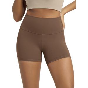 image:imageODODOS Lounge Yoga Shorts for Women 4  6  8 10 High Waist Buttery Soft Biker ShortsBrunette