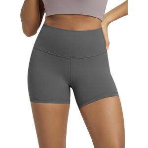 image:imageODODOS Lounge Yoga Shorts for Women 4  6  8 10 High Waist Buttery Soft Biker ShortsCharcoal