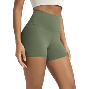 image:imageODODOS Lounge Yoga Shorts for Women 4  6  8 10 High Waist Buttery Soft Biker ShortsDark Olive