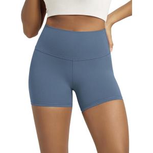 image:imageODODOS Lounge Yoga Shorts for Women 4  6  8 10 High Waist Buttery Soft Biker ShortsInk Blue