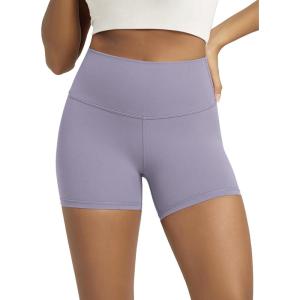 image:imageODODOS Lounge Yoga Shorts for Women 4  6  8 10 High Waist Buttery Soft Biker ShortsLilac Smoke
