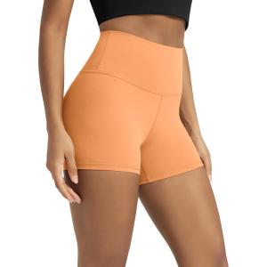 image:imageODODOS Lounge Yoga Shorts for Women 4  6  8 10 High Waist Buttery Soft Biker ShortsNeon Orange