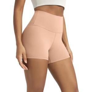 image:imageODODOS Lounge Yoga Shorts for Women 4  6  8 10 High Waist Buttery Soft Biker ShortsPeach