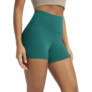 image:imageODODOS Lounge Yoga Shorts for Women 4  6  8 10 High Waist Buttery Soft Biker ShortsStorm Teal