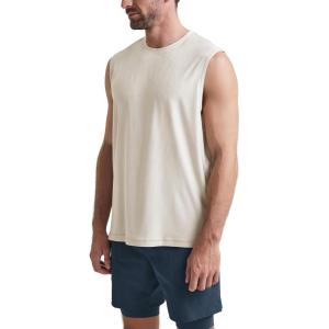 image:imageODODOS Mens Performance Tank Top  Ultra Soft odSTRATUM Tech Sleeveless Shirts Moisture Wicking UPF 50 Workout Muscle TeeMilkweed Heather