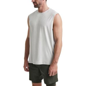 image:imageODODOS Mens Performance Tank Top  Ultra Soft odSTRATUM Tech Sleeveless Shirts Moisture Wicking UPF 50 Workout Muscle TeeSalt Heather