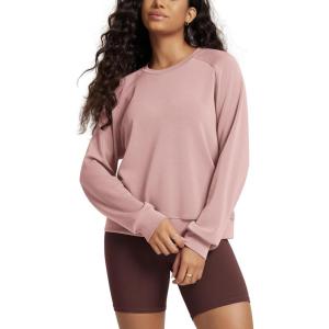 image:imageODODOS Modal Soft Raglan Long Sleeves Sweatshirts for Women Oversized Crew Neck Pullover TopsLight Pink