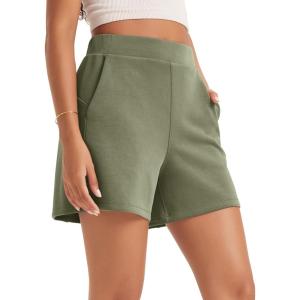 image:imageODODOS Modal Soft Relaxed Shorts with Pockets for Women High Wasit Casual ShortsDark Sage