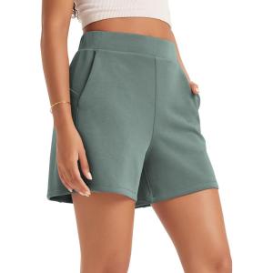 image:imageODODOS Modal Soft Relaxed Shorts with Pockets for Women High Wasit Casual ShortsSlate Green