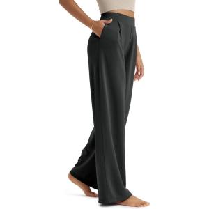 image:imageODODOS Modal Soft Wide Leg Pants for Women High Waist Casual Relaxed Pants with Pockets2729 31 InseamBlack