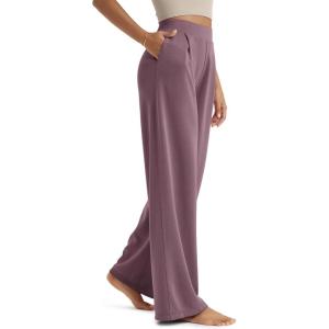 image:imageODODOS Modal Soft Wide Leg Pants for Women High Waist Casual Relaxed Pants with Pockets2729 31 InseamTulipwood