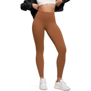 image:imageODODOS No Front Seam Yoga Leggings for Women  25  28 High Waist Buttery Soft Lounge Yoga PantsCaramel