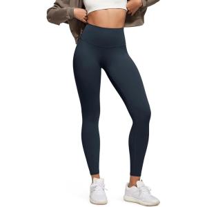 image:imageODODOS No Front Seam Yoga Leggings for Women  25  28 High Waist Buttery Soft Lounge Yoga PantsDeep Navy
