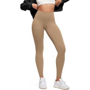 image:imageODODOS No Front Seam Yoga Leggings for Women  25  28 High Waist Buttery Soft Lounge Yoga PantsLight Brown