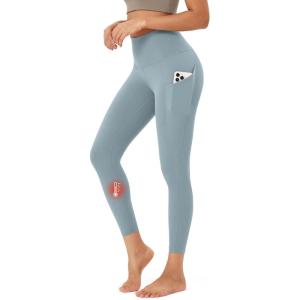 image:imageODODOS ODTHERMAL Womens Fleece Lined Yoga Pants with Pockets  25  28 High Waisted Warm Workout LeggingsChambray