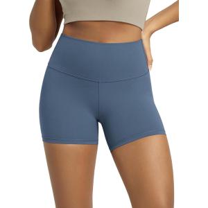 image:imageODODOS Tummy Control Compression Shorts for Women 4  6  8  10 High Waist Workout Biker Shorts with Inner PocketInk Blue