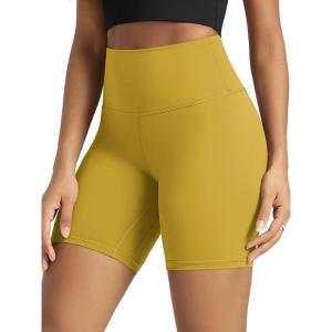 image:imageODODOS Tummy Control Compression Shorts for Women 4  6  8  10 High Waist Workout Biker Shorts with Inner PocketMango Mint