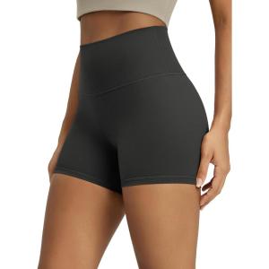 image:imageODODOS Tummy Control Compression Shorts for Women 4  6  8  10 High Waist Workout Biker Shorts with Inner PocketOnyx Black